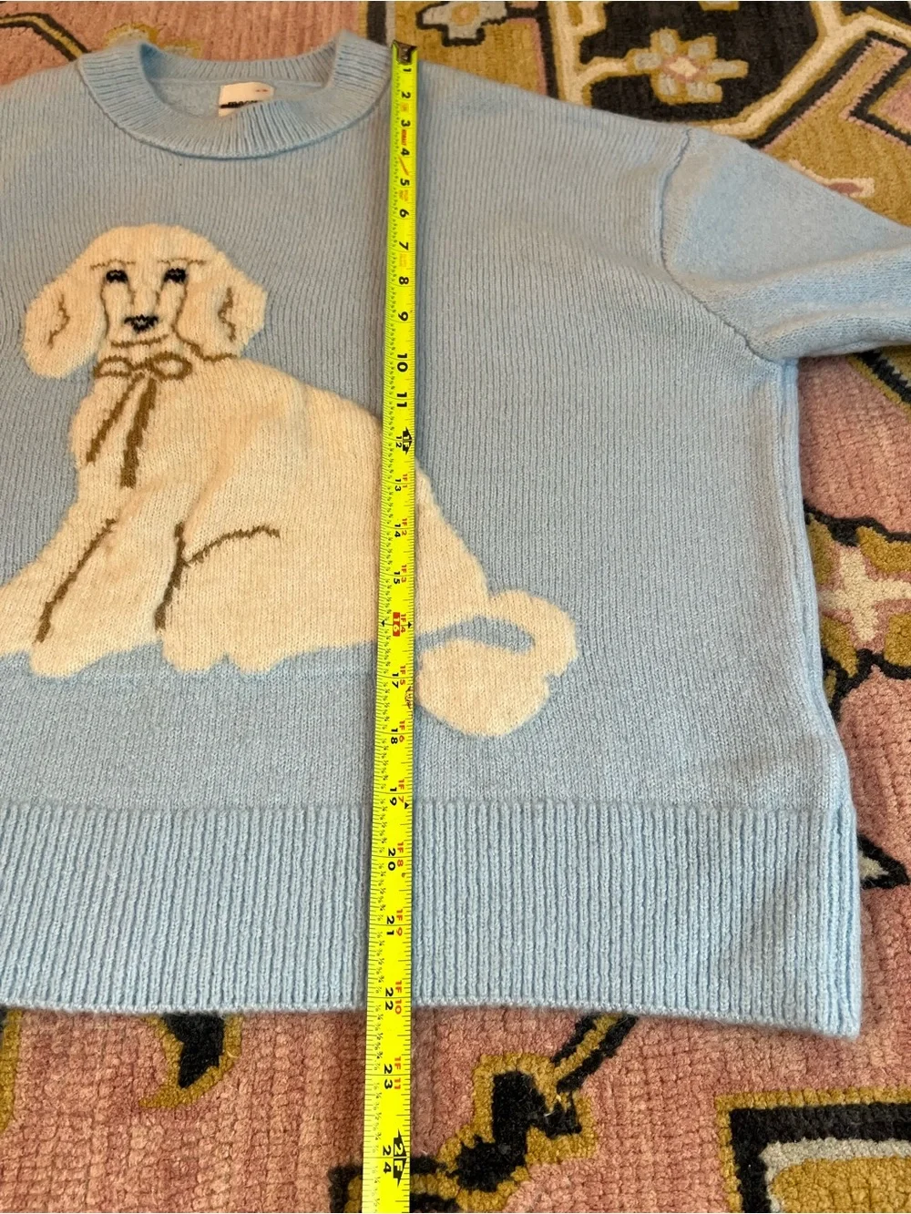 NWOT Maeve Crew Neck Dog Icon Pullover Sweater